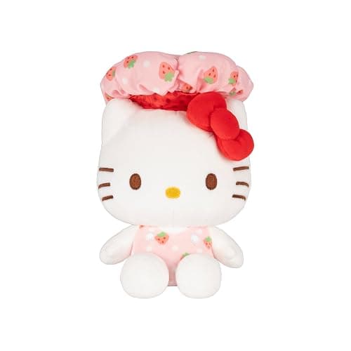 Hello Kitty® - 8-Inch Strawberry Shortcake x Hello Kitty® Plush 2-Pack - Officially Licensed Sanrio Product from Jazwares - Ages 6+ thumbnail 5