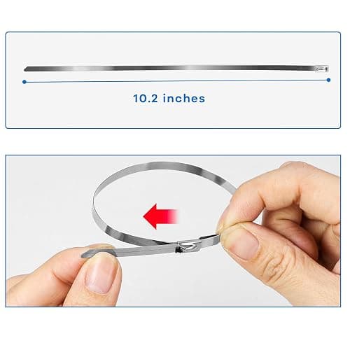 Adhesive Furniture Wall Anchors (10 Pairs 20 Packs), Vinkqiado Anti Tip Furniture Safety Straps for Baby Proofing, Secure Bookcase Dresser Shelf Cabinet to Wall for Child thumbnail 5