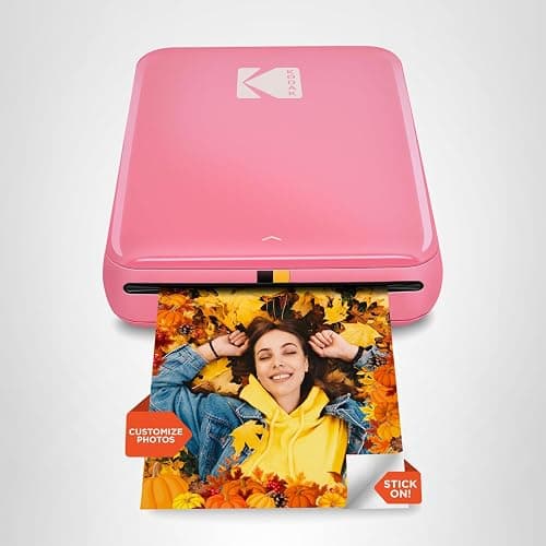 KODAK Step Instant Smartphone Photo Printer, Portable Mini Color Wireless Mobile Printer, Zink 2x3” (5.1x7.5 cm) Sticky-Back Photos, Bluetooth Compatible with iOS & Android Devices, Editing App, Pink thumbnail 10