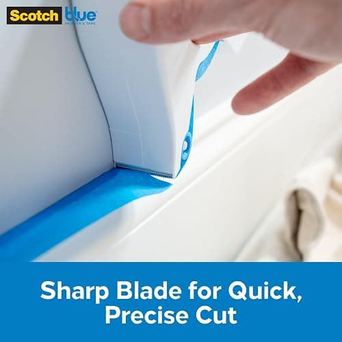Scotch Blue Painters Tape Applicator, Applies Painter's Tape in One Continuous Strip, Paint Tape Applicator for Trim, Windows and Door Frames, 1.41 Inches x 20 Yards, 1 Starter Roll thumbnail 7