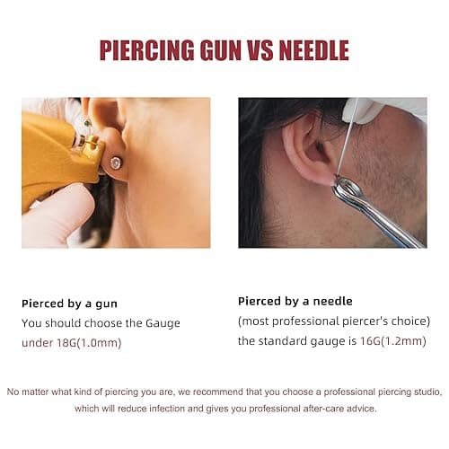 FINE4U Cartilage Earring Hoop for Conch Helix 16G 8mm 10mm 12mm, ASTM F136 Titanium Piercing jewelry for Women & Men, Body Implant Grade Nose Rings, Hypoallergenic Hinged Clicker thumbnail 7