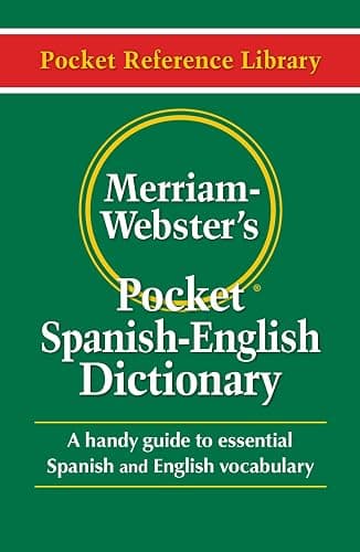 Merriam-Webster's Pocket Spanish-English Dictionary, Newest Edition, (Flexible Paperback) - Image 1