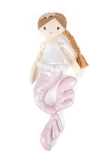 Laila and Lainey Plush Mermaid Doll - Soft Mermaid Stuffed Animal - Image 1