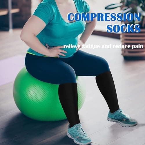 Compression socks white and black  thumbnail 6