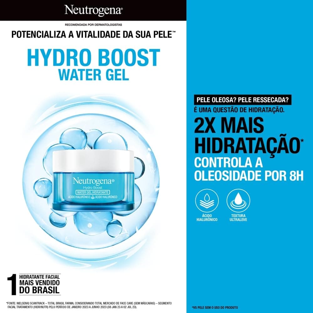 Neutrogena Hidratante Facial Hydro Boost Water Gel, 50g thumbnail 6