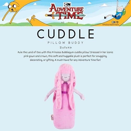 Collectibles Adventure Time Princess Bubblegum Bedding Super Soft Cozy Decorative Cuddle Pillow, (Officially Licensed Product) By Franco thumbnail 3