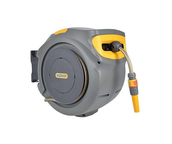 HOZELOCK - Auto Reel 30m wall-mounted hose reel : Easy to Install, Lock, Auto-rewind, Ready-to-use Reel With Nozzle, Fittings, Hozelock Hose and Accessories Included - 5 Year Guarantee* [2403 0000] thumbnail 6