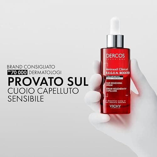 Vichy Dercos Aminexil Clinical R.E.G.E.N. Booster, Siero Rinnovatore Capillare, Per Tutti i Tipi di Cuoio Capelluto, Caduta Temporanea Ridotta, Crescita dei Capelli Esistenti Stimolata, 90 ml thumbnail 9
