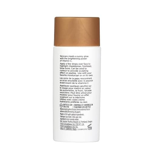 Pacifica Sunny Glow Liquid Face Bronzer Drops - Face Makeup Bronzing For Face & Cheeks for Instant Sun-Kissed Glow - Vitamin C & Glycolic Acid Infused Liquid Bronzer Illuminating Highlighting Clean thumbnail 25