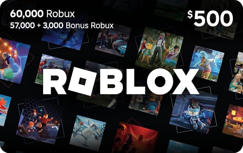 Roblox Digital Gift Card - 60,000 Robux [Includes Exclusive Virtual Item] [Digital Code] - Image 1
