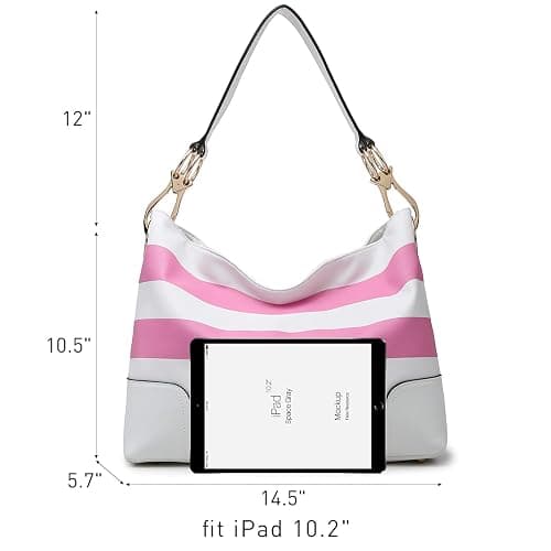 Dasein Hobo Purses for Women Soft PU Leather Handbags Slouchy Hobo Bags Shoulder Bag Top Handle Tote thumbnail 4