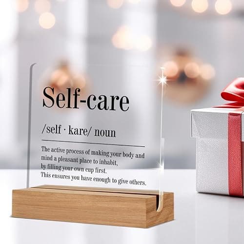Spa Decor for Spa Room, Self Care Gifts for Women Men, Mental Health Gifts, Self Care Definition Massage Room Bathroom Decorative Signs Plaque thumbnail 5