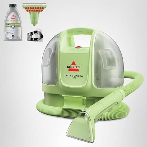 BISSELL Little Green Mini Portable Carpet and Upholstery Deep Cleaner, Car/Auto Detailer, with HydroRinse Self-Cleaning Tool and 4" Tough Stain Tool, Tea Green, 4075 thumbnail 9