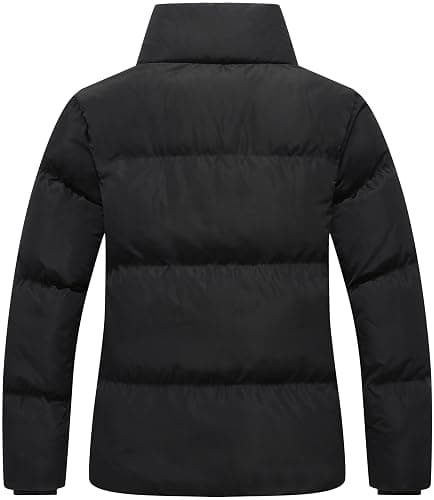 GIMECEN Women's Winter Coat Full-Zip Down Jacket Waterproof Puffer Coat Warm Parkas Long Sleeve Outerwear thumbnail 3