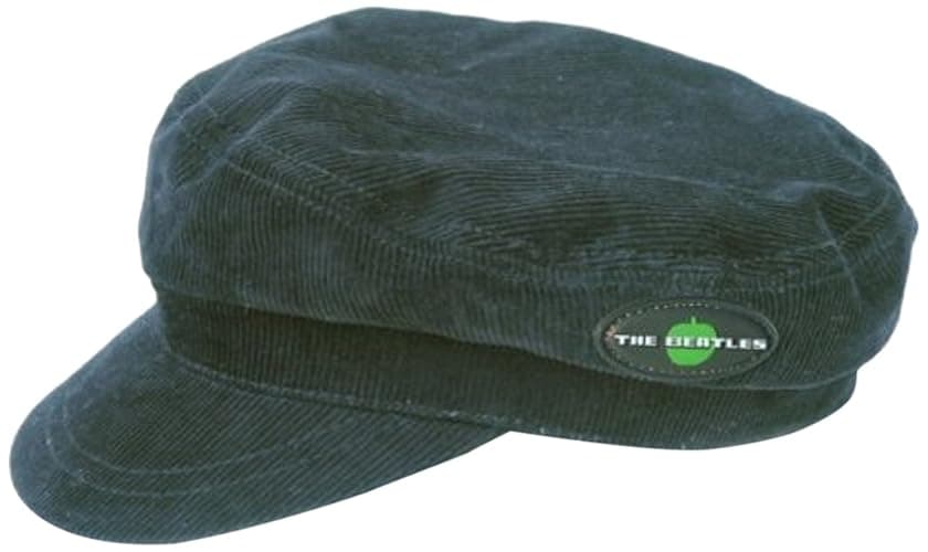 Beatles Men's Help! (Corduroy/Badge) Ivy Cap Black - Image 1