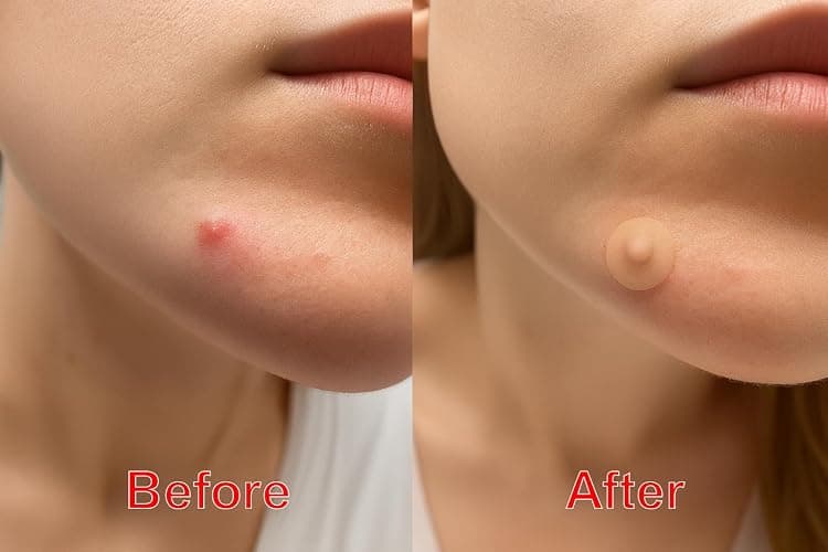Invisible Acne Patches for Face – Hydrocolloid Acne Patches for Teen Girls & Boys, Best Acne Treatment for Face, Skin Care Stocking Stuffers for Teens, Women & Adults, Invisible Zit Patch thumbnail 6