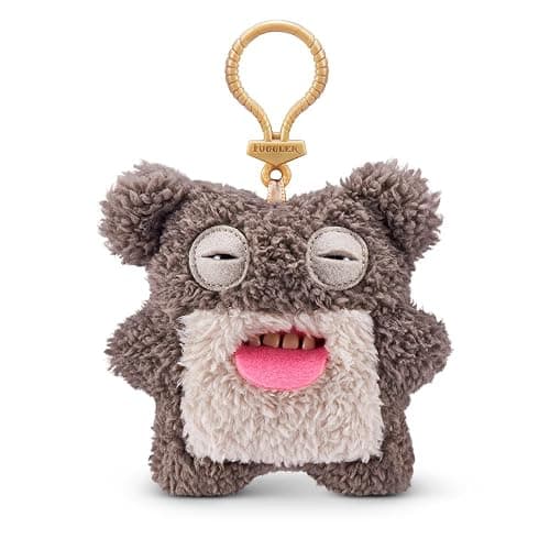 Candide, Fuggler, Key Rings, Scarescome Square Bear, 5" Plush Keychain - Image 1