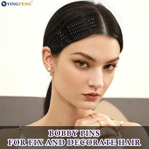 330 Pcs 2.2 Inch Black Bobby Pins, Set of Hairpins with Box, Premium Hair Pins for Kids, Girls and Women, Great for All Hair Types thumbnail 3