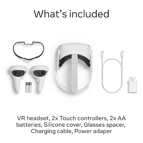 Meta Quest 2 128GB - Advanced All-in-One Virtual Reality Headset (Renewed) thumbnail 5
