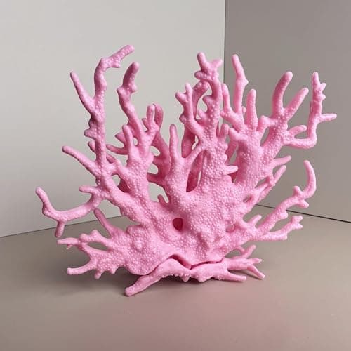 SwandTanpand Pink Aquarium Coral Fish Tank Decorations Aquarium Landscape | Realistic coral aquarium decoration, 5.9" x 4.7" , suitable for fish, works for freshwater/saltwater tanks, easy to clean thumbnail 6