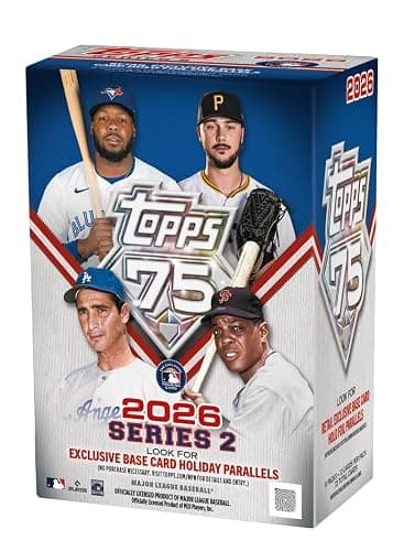 2026 Topps Series 2 Baseball Blaster Trading Card Box (3 Holiday Base Card Variations Per Box) - Image 1