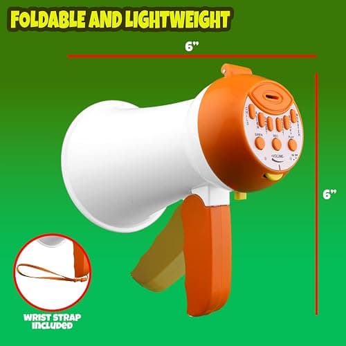 Megaphone for Kids - Cool Voice Changer Toy for Kids - Record & Play and Siren - Ideal Gift for Boys & Girls Ages 5-6-7-8+ Years old - Voice Changing Device - Cool Outdoor Toys Gift Ideas for Kid thumbnail 6