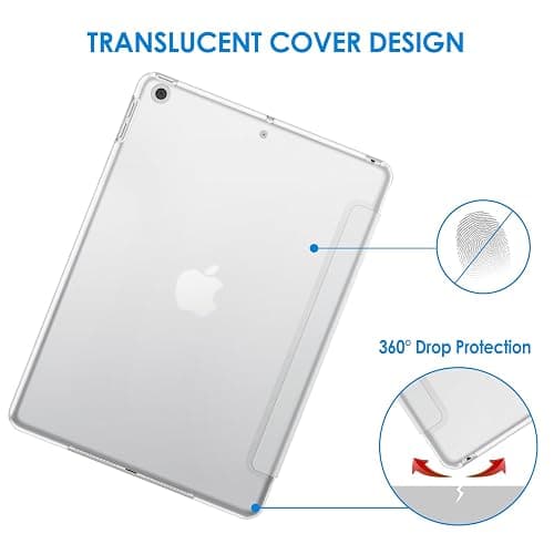 JETech Case for iPad 10.2-Inch (2021/2020/2019 Model, 9/8/7 Generation), Auto Wake/Sleep Cover (Silver) thumbnail 4