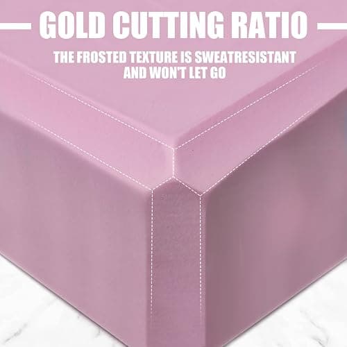Septo 2 Pcs Yoga Blocks, 9x6x3 Inch Foam Blocks for Pilates | High density EVA foam Yoga Props lightweight non-slip surface for meditation stretching balance training thumbnail 3