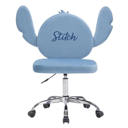Impressions Vanity Stitch Swivel Vanity Chair with Wheels, Padded Comfy Polyurethane Foam, 360 Degree Spinning, Adjustable Seat Height, Comfortable Makeup Chair for Desk, Office and Home Decor thumbnail 7