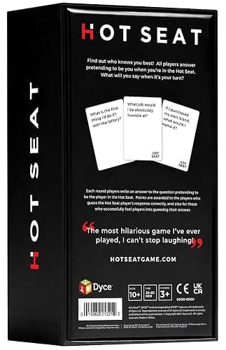 HOT SEAT Party Game + Expansion Set - The Family Card Game That's All About You - for Kids, Teens, Adults - Perfect Christmas White Elephant Gifts, Stocking Stuffers + Board Games Night thumbnail 9
