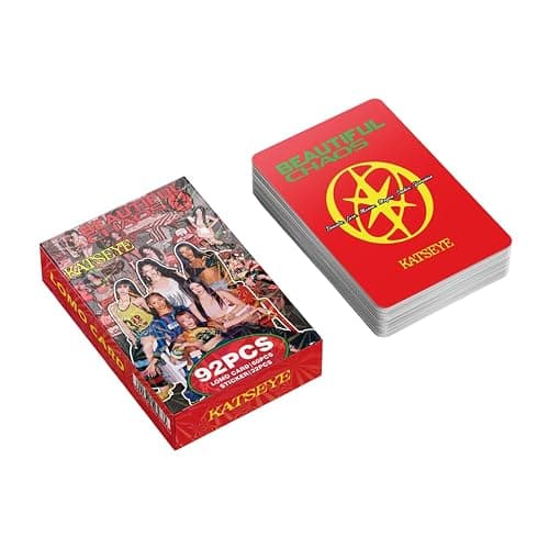 32PC KATSEYE Stickers+60PC Lomo KATSEYE Photocards Novel Idol Album Cards Set Mini Merch Photocards Set Fans Gift Girls Fans thumbnail 4