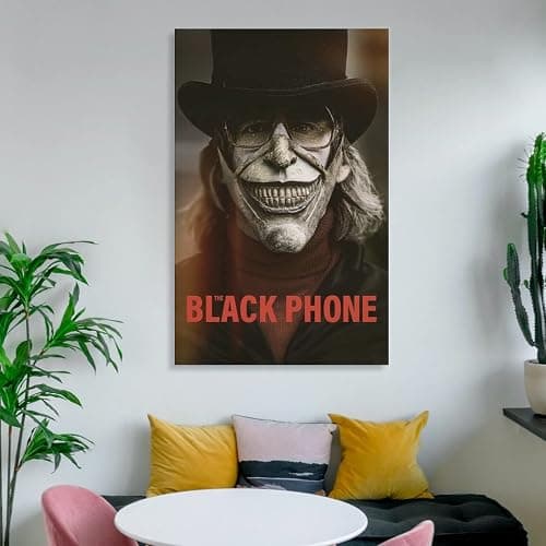 Horror Movie Poster The Black Phone Movie Poster Canvas Art Wall Picture Print Modern Family Decor 12x18inch(30x45cm) thumbnail 6