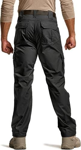 CQR Men's Tactical Pants, Water Resistant Ripstop Cargo Pants, Lightweight EDC Work Hiking Pants, Outdoor Apparel thumbnail 2