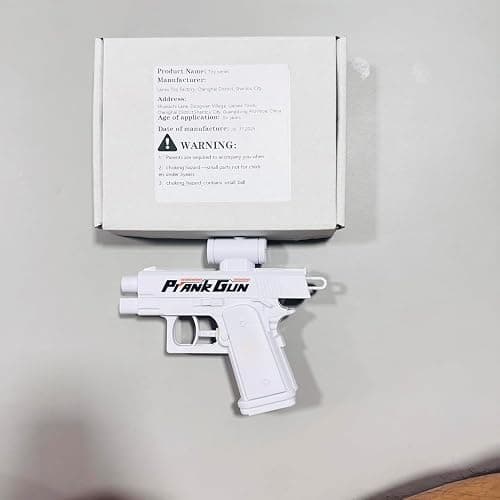 Prank Water Gun, Prank Two-Way Water Gun, Reverse Water Guns, Prank Squirt Gun Hilarious Novelty Toy for Parties & Summer Fun (White) thumbnail 2