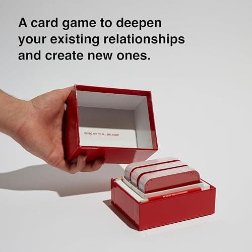 WE'RE NOT REALLY STRANGERS Card Game - 150 Conversation Cards for Adults, Teens, Couples, and Strangers - Icebreaker Questions for Game Night, Date Night, & Parties, Ages 15+, 2-6 Players - Core thumbnail 3