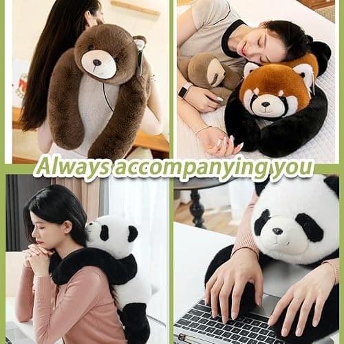 Weighted Plush Animals, The Weighted Animals for Adult, Hugging Pillow for Anxiety Relief & Sleep Support (Panda, 30CM) thumbnail 4