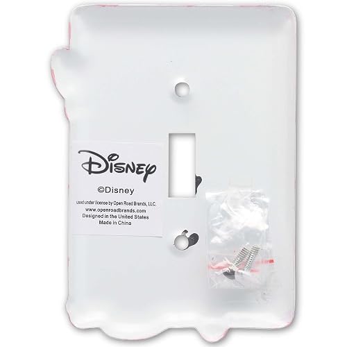 Disney Minnie Mouse Polka Dot Metal Light Switch Plate - Minnie Switch Plate Decoration for Kids' Bedroom or Play Room thumbnail 4