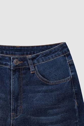 PEIHOT Vintage Bell Bottoms Flare Jeans for Women 90s High Waist Ripped Distressed Wide Leg High Rise Denim Pants thumbnail 4