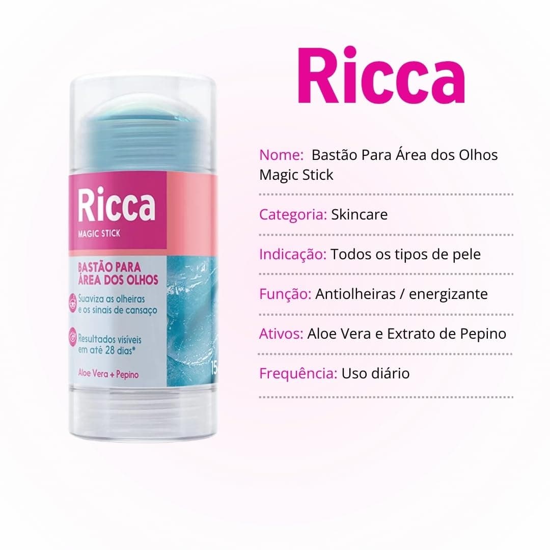 Bastão para Área Dos Olhos, Ricca thumbnail 2