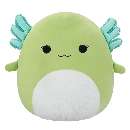 Squishmallows Original 16-Inch Mipsy Green Axolotl with Fuzzy White Belly - Large Ultrasoft Official Jazwares Plush - Image 1