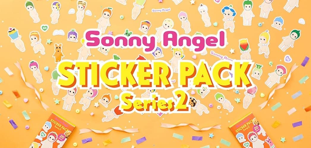 SONNY ANGEL Sticker pack series 2 - box of 20 stickers - Image 1