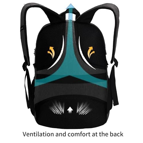 SHRRADOO Anti Theft Laptop Backpack Travel Backpacks with usb Charging Port for Women Men High School College Backpack Computer Bag Fits 17 Inch Laptop,Grey thumbnail 7