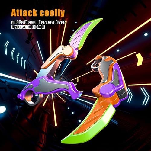 PETBSNVB 2pcs Fidget Claw Knife, 3D Gravity Knife Toy, 3D Gravity Plastic, Switchblade, Printed, Printing Knife, Carrot Knife,Sensory Knife Fidget Toys for Kids & Adults, Anxiety Stress Relief Toy thumbnail 4