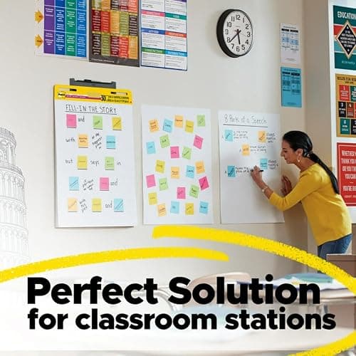Post-it Super Sticky Easel Pad 25 in x 30 in White 30 Sheets/Pad 2 Pad/Pack Large White Premium Self Stick Flip Chart Paper Super Sticking Power (559) thumbnail 9