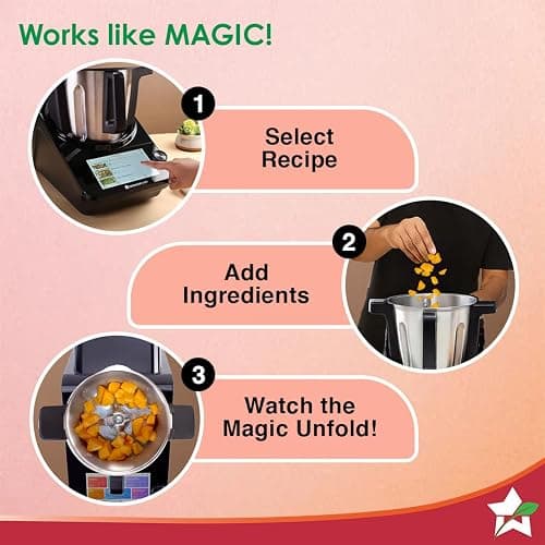Wonderchef Chef Magic | All-in-One Kitchen Robot for Indian & International Cuisine | Automatic Chopping, Sautéing, Stirring, Kneading... | Mobile App | Recipes by Chef Sanjeev Kapoor | 2 Yr Warranty thumbnail 7
