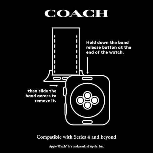 Coach Apple Watch Strap | Elevate Your Look and Customize Your Timepiece (Model 14700235) thumbnail 7