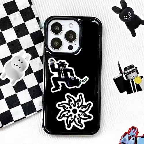 Forsaken Stickers - 50PCS Horror Video Game-Inspired Stickers Pack Cool Dark Cartoon Game Characters Vinyl Waterproof Stickers for Kids Teens Adults Laptop, Water Bottle, Phone, Skateboard Decals thumbnail 6