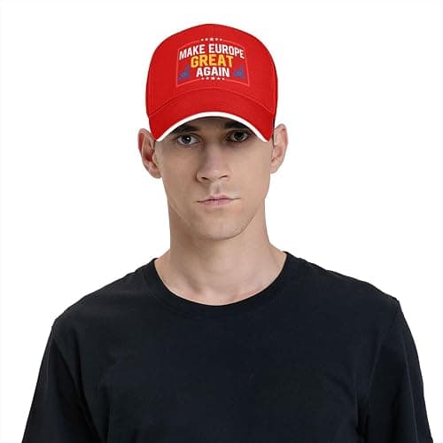 peiyeety Make Europe Great Again Mesh-Trucker-Mütze, verstellbare Baseballkappen für Männer und Frauen, Klassische Papa-Mütze thumbnail 8