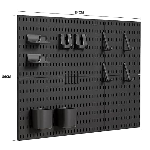 Gliging Controller and Keyboard Holder Wall Mount, Modular Gaming Pegboard with Accessories, Wall Organizer Peg Board for Keyboard Xbox PS5 PS4 Switch, Video Game Storage(33″×22″) thumbnail 3