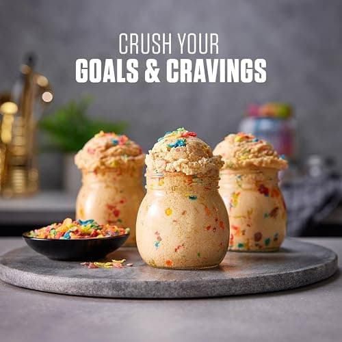 Dymatize x Birthday Cake Pebbles ISO100 Whey Protein Powder Isolate, 25g of Protein, 20 Servings, 5.5g BCAAs, 120 Cal., Gluten Free, 1g Fat, 1g Sugar, 2g Carb thumbnail 4